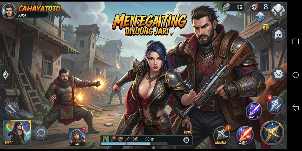 Tampilan gameplay intens di CAHAYATOTO dengan aksi seru.