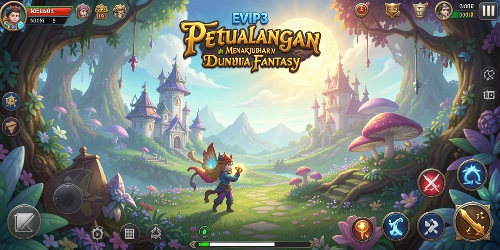 Screenshot gameplay EVIP3 menampilkan aksi petualangan seru.