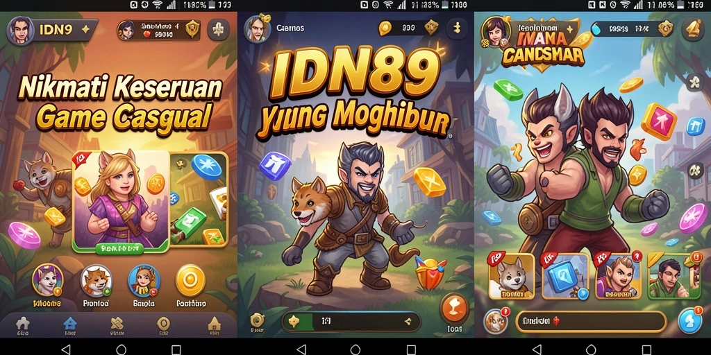 Screenshot gameplay IDN89 menampilkan aksi seru dalam permainan Casual.