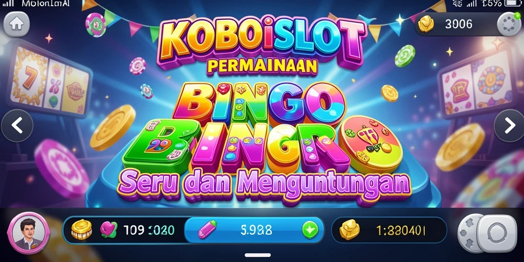 Tampilan menarik gameplay Bingo di KOBOISLOT.