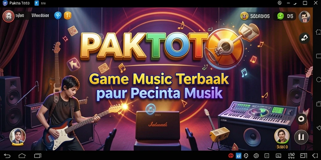 Tampilan gameplay PAKTOTO dengan pengalaman musik yang menyenangkan.
