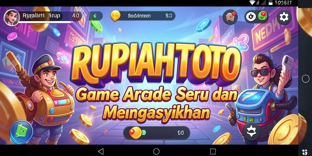 Tampilan menarik dalam gameplay Arcade RUPIAHTOTO yang seru.