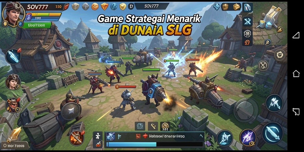 Tampilan gameplay SOV777 yang menegangkan dan strategis.